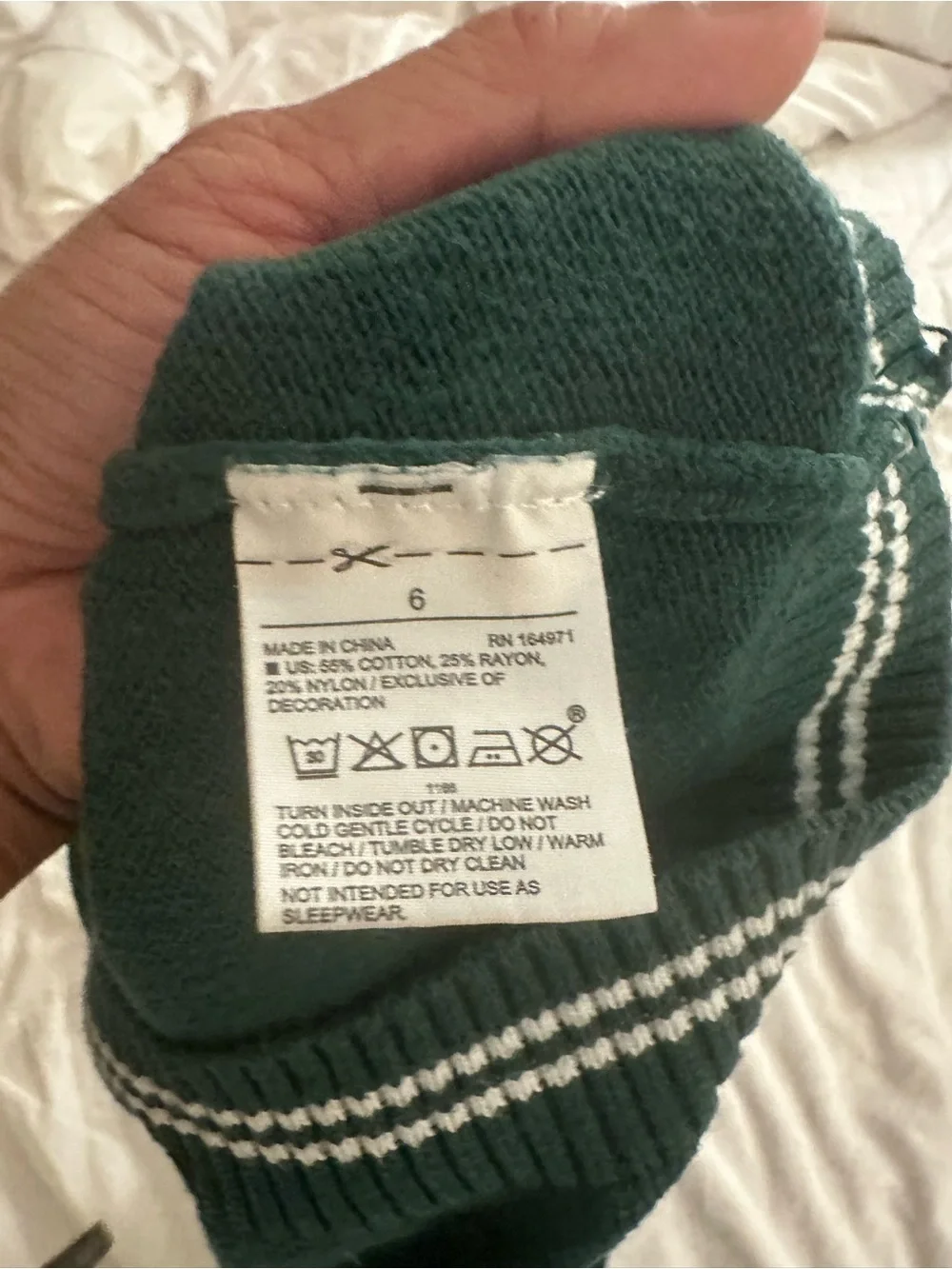 Janie and Jack Dark Green Knit Corgi  Sweater Kids Size 6 - Picture 4 of 5